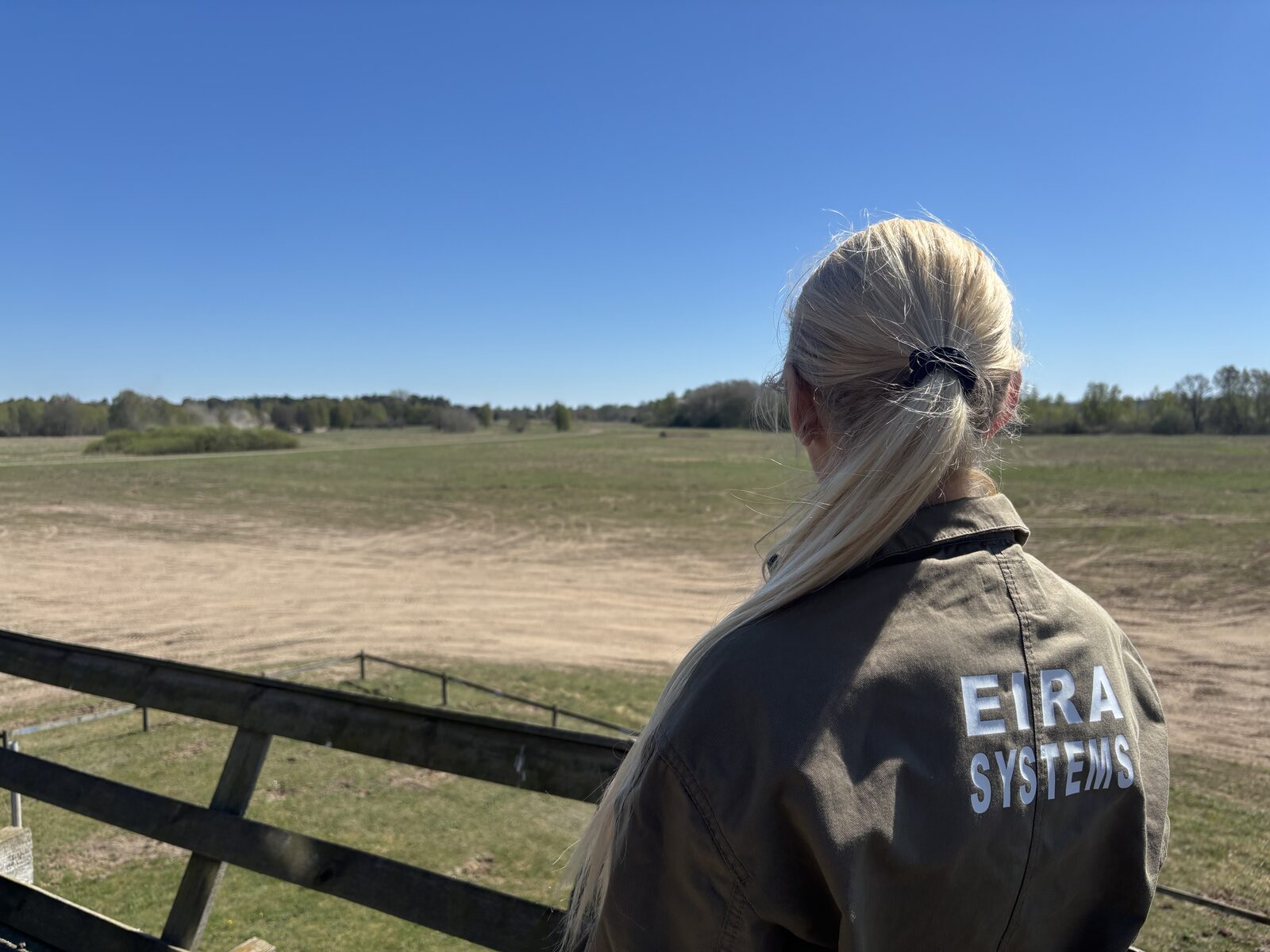 Eira X UGV operating in off-road terrain.